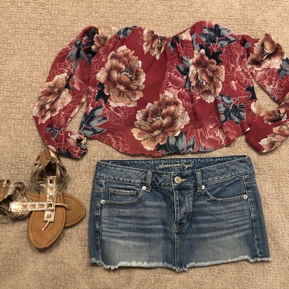 American Eagle | Mini Jean Skirt, 4 - Picture 2 of 6